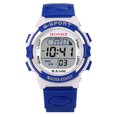 Watch Children Life Waterproof Boy Digital Led Watch A Kid Quartz Signature Date Sports Rokas pulkstenis Детские Цифровые Часы С Дисплеем