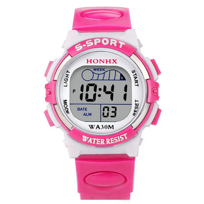 Watch Children Life Waterproof Boy Digital Led Watch A Kid Quartz Signature Date Sports Rokas pulkstenis Детские Цифровые Часы С Дисплеем