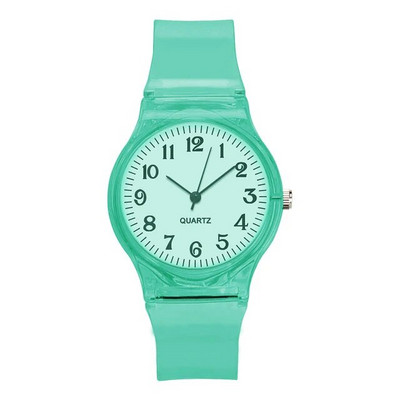 Ceas copii Ceasuri cuarț Ceasuri de mână Jelly pentru fete și băieți Ceasuri Sport Bebeluși Student Plastic Transparent Montre Femme