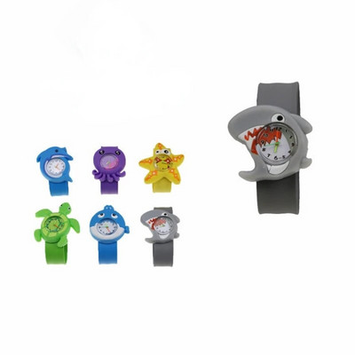 Υπέροχο παιδικό ρολόι χαλαζία 3D κινουμένων σχεδίων με θέμα τα ζώα Ρολόι χειρός για αγόρια κορίτσια Μικρό δώρο για παιδιά