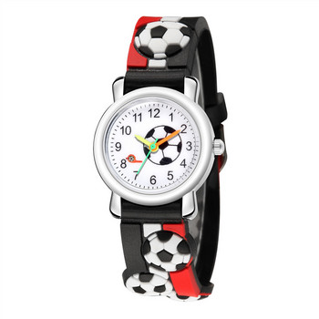 Модни детски студентски часовници Прости дигитални ръчни часовници Карикатурен футболен модел Спортен часовник Детски момчета Момичета Подаръци