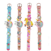 2023. gada multfilma Jauki vienradzis, varavīksnes zvaigzne, mīlestības sirds, 3D smuki pulksteņi meitenēm, bērniem, studentu ballītei, Ziemassvētku dāvanu pulkstenis