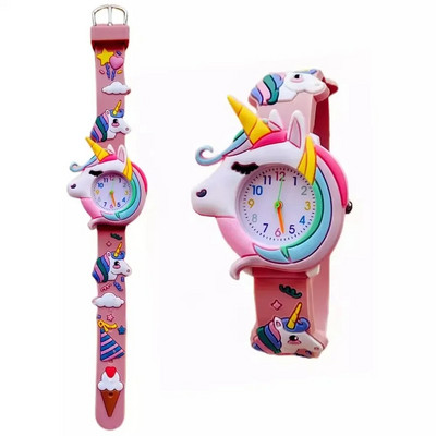 2023. gada multfilma Jauki vienradzis, varavīksnes zvaigzne, mīlestības sirds, 3D smuki pulksteņi meitenēm, bērniem, studentu ballītei, Ziemassvētku dāvanu pulkstenis