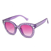 Bērnu saulesbrilles UV aizsardzība Krāsains objektīvs Jauns Bērnu Zvaigzne Kvadrātveida Saulessargi Meitene Zēns Vintage Mode Princeses Saulesbrilles