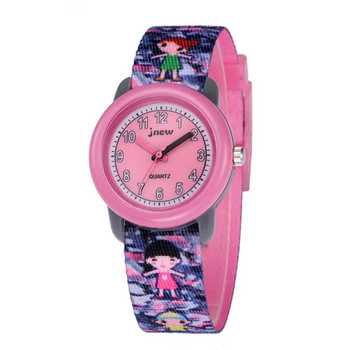 Υψηλής ποιότητας Παιδικό ρολόι αδιάβροχο μπλε αυτοκίνητο ροζ παγωτό καρτούν ρολόι καρπού χαλαζία Υφαντό ρολόι με λουράκι για αγόρια και κορίτσια