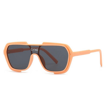 Класически квадратни слънчеви очила за момчета Цветни готини детски слънчеви очила Вдлъбната форма Личност Анти-UV очила момиче Street Beat Kid
