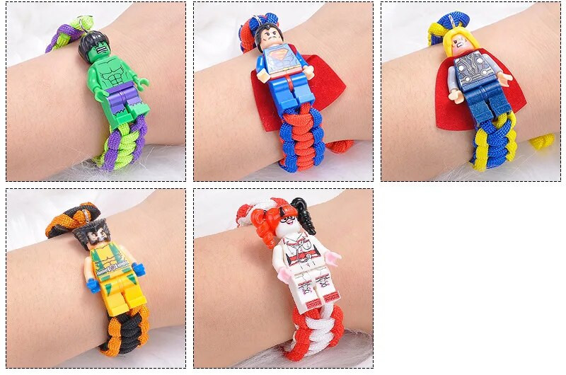 Disney Anime žaislų istorija 4 Marvel Buzz Lightyear apyrankės statybiniai blokeliai veiksmo figūrėlės žaislas Woody Spiderman apyrankė vaikams dovanoti žaislai