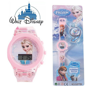 Νέα κινούμενα σχέδια Anime της Disney Mickey Minnie Spider-Man Αυτοκίνητα Ιστορία Princess Παιδικό ρολόι Φωτεινό ηλεκτρονικό ρολόι δώρο γενεθλίων