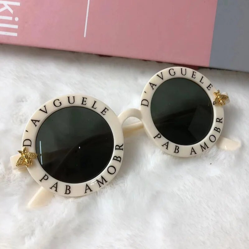 Uued mood ümmargused prillid lastele päikeseprillid klassikalised armsad tüdrukud lastele päikeseprillid UV400 kaitseprillid Baby De Sol Gafas