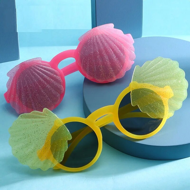 Roosad lillad särava koorikuga päikeseprillid Merineitsi teema Hawaii pidu Suvine rannafoto Rekvisiidid Täiskasvanutele lastele Sünnipäevakingitused Välkprillid