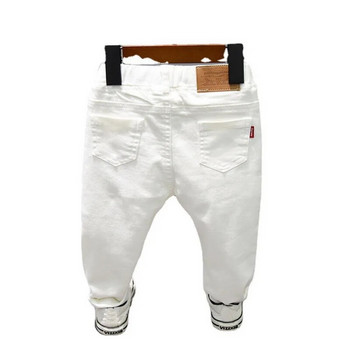 Детски панталони Chorus Clothing Pure White/Black Students Contest Straight Jeans Baby Boys Удобни панталони за латино танци