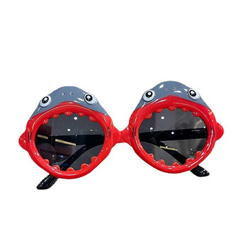 Cartoon Shark Shape Παιδικά γυαλιά ηλίου Γυαλιά προστασίας από υπεριώδη ακτινοβολία Παιδικά φωτογραφικά στηρίγματα Αξεσουάρ γυαλιά για πάρτι γενεθλίων για παιδιά