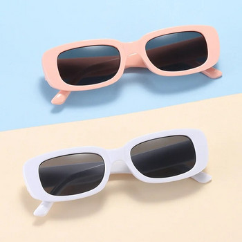 Луксозна марка Детски слънчеви очила на открито Детски малки правоъгълни сенници очила Моден подарък Детски UV400 очила за защита на очите