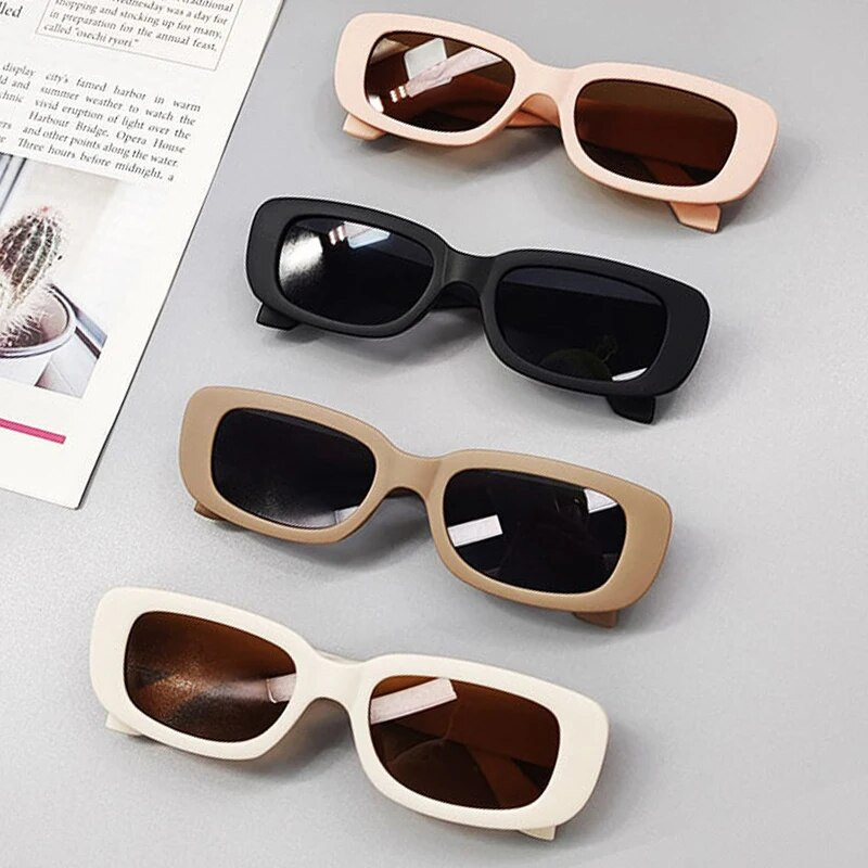 Luksusa zīmola āra bērnu saulesbrilles bērniem maza taisnstūra saulesbrilles Brilles modes dāvana bērniem UV400 acu aizsardzības brilles