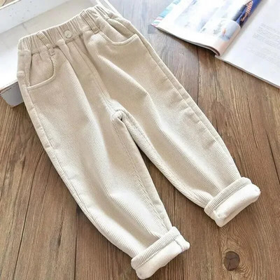 Pantaloni harem velur ținute copii Trening iarnă pantaloni din bumbac copii îmbrăcăminte pantaloni băieți fete ocazional pantaloni caldi largi