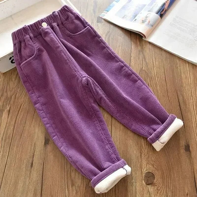 Pantaloni harem velur ținute copii Trening iarnă pantaloni din bumbac copii îmbrăcăminte pantaloni băieți fete ocazional pantaloni caldi largi