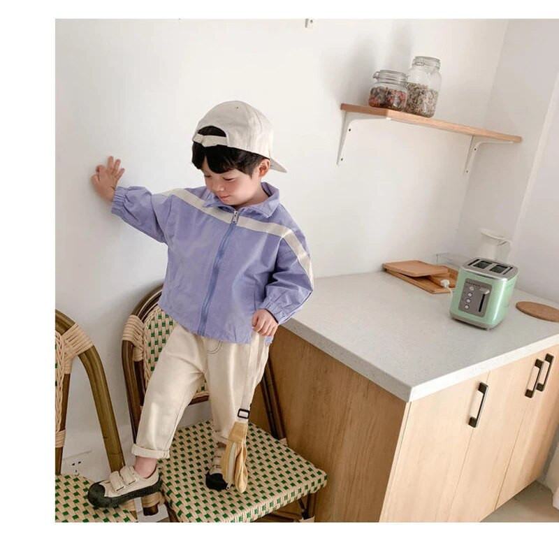 Zēns, meitene, vaļīgi džinsi, jauni modes korejiešu stila ikdienišķi vienkrāsaini džinsi pavasara rudens bērnu džinsa bikses no 1 līdz 7 gadiem