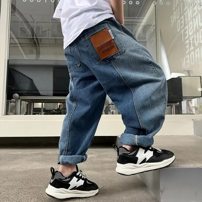 Blugi băieți mari pentru copii Îmbrăcăminte pentru copii 10 12 ani Pantaloni pentru copii Pantaloni băieți Pantaloni băieți Copii îmbrăcăminte largi de vară Adolescent