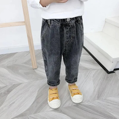 IENENS Blugi băieți Pantaloni denim Haine pentru copii Haine pentru copii Pantaloni drepti de primăvară de cowboy Pantaloni casual 2-6 ani