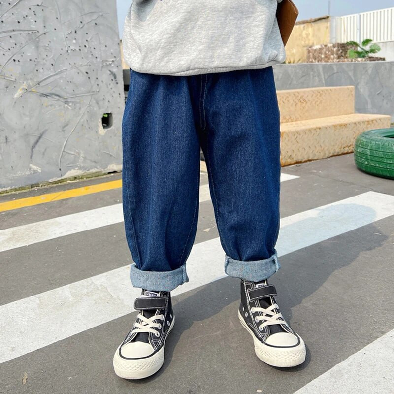 IENENS poisid Teksad Denimpüksid Lasteriided Lasteriided Kevadsirged Kauboipüksid Vabaajapüksid 2-6 aastat