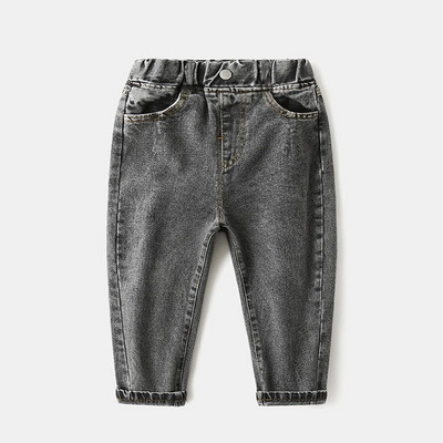 IENENS 2-7 ani Moda băieți blugi casual pantaloni pentru bebeluși, copii mici, băieți, pantaloni din denim, copii, subțiri, lungi, pantaloni, îmbrăcăminte