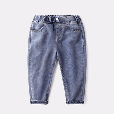 IENENS 2-7 ani Moda băieți blugi casual pantaloni pentru bebeluși, copii mici, băieți, pantaloni din denim, copii, subțiri, lungi, pantaloni, îmbrăcăminte