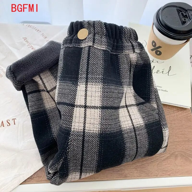 Talvised poisid paksud püksid, lapsed pluss samet, soojad püksid, polsterdatud puuvillased pikad püksid, sügisene vabaaja spordipüksid 2–10 a.