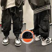 Hlače za dječake Proljetne i jesenske cool radne hlače Dječje ležerne hlače i velike dječje jesenske i zimske plišane široke hlače