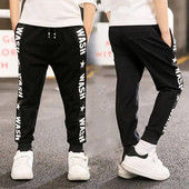 Pantaloni de primăvară pentru copii, 3-10 ani, stea cu litere, băieți ocazional, toamnă, adolescenți, pantaloni de trening, pantaloni lungi, haine de iarnă pentru copii, băieți, pantaloni sport