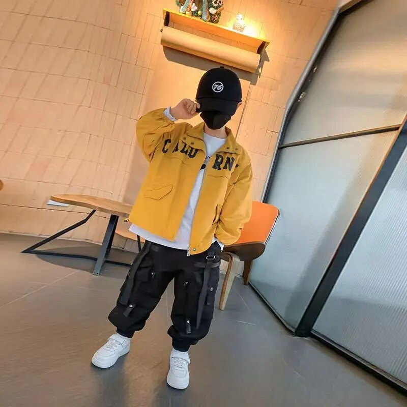 Laste sügispüksid, poiss, korea versioon. Ilusad kombinesoonid Suure poisi kevad- ja sügiskombinesoonid 3 5 7 9A