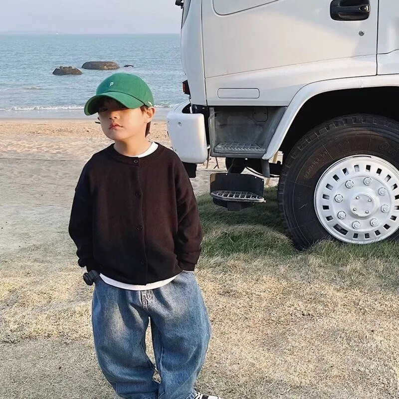 Bērnu džinsu šorti, bērnu bikses, vasaras plānās zēnu vasaras drēbes, bērnu vidukļa vidusdaļa, septiņu punktu ārējā apģērba caurumi