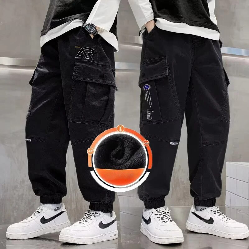 Poiste vabad püksid Kevad-, Sügis- ja Talvepüksid Laste plahvatusohtlikud tänavatööpüksid Vaba aja spordipükste trend