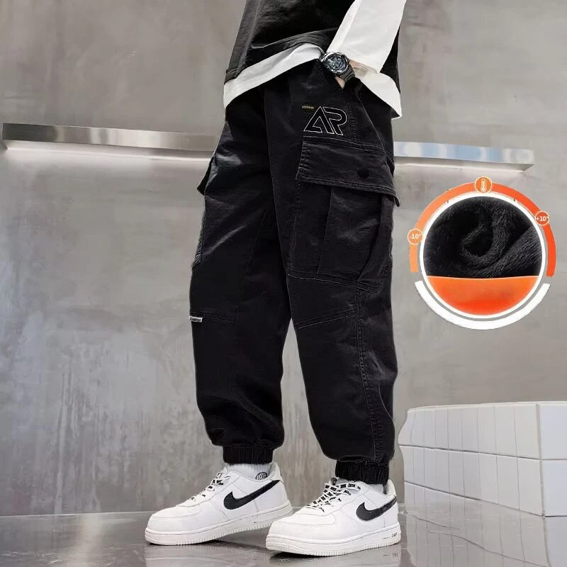 Poiste vabad püksid Kevad-, Sügis- ja Talvepüksid Laste plahvatusohtlikud tänavatööpüksid Vaba aja spordipükste trend