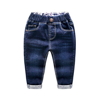 IENENS Μόδα Παιδιά Αγόρια Τζιν μακρύ παντελόνι Παιδικό μαλακό τζιν παντελόνι Ρούχα Άνοιξη Φθινοπωρινό casual παντελόνι Εφαρμογή 2-6 ετών