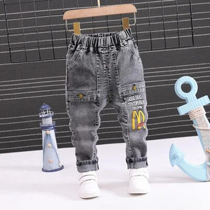 Bebeluși băieți fete blugi pantaloni nou 2023 pantaloni pentru copii 1-9 ani băieți fete blugi băieți pantaloni casual cu scrisoare de desene animate blugi pentru copii