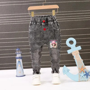 Bebeluși băieți fete blugi pantaloni nou 2023 pantaloni pentru copii 1-9 ani băieți fete blugi băieți pantaloni casual cu scrisoare de desene animate blugi pentru copii