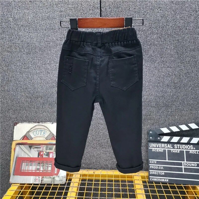 Άνοιξη Φθινόπωρο Παιδικά Ρούχα Αγόρια Παντελόνια Μασίφ Παιδικά Παντελόνια για Βρεφικά Κορίτσια Παντελόνια Νήπια Λευκό Μαύρο Μόδα Παντελόνι Μολύβι