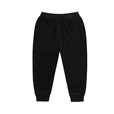 Pantaloni calduri din cașmir pentru copii, pentru băieți, fete, iarnă groase, din lână de miel, pantaloni de sport casual pentru copii, pantaloni sport, fleece jogging