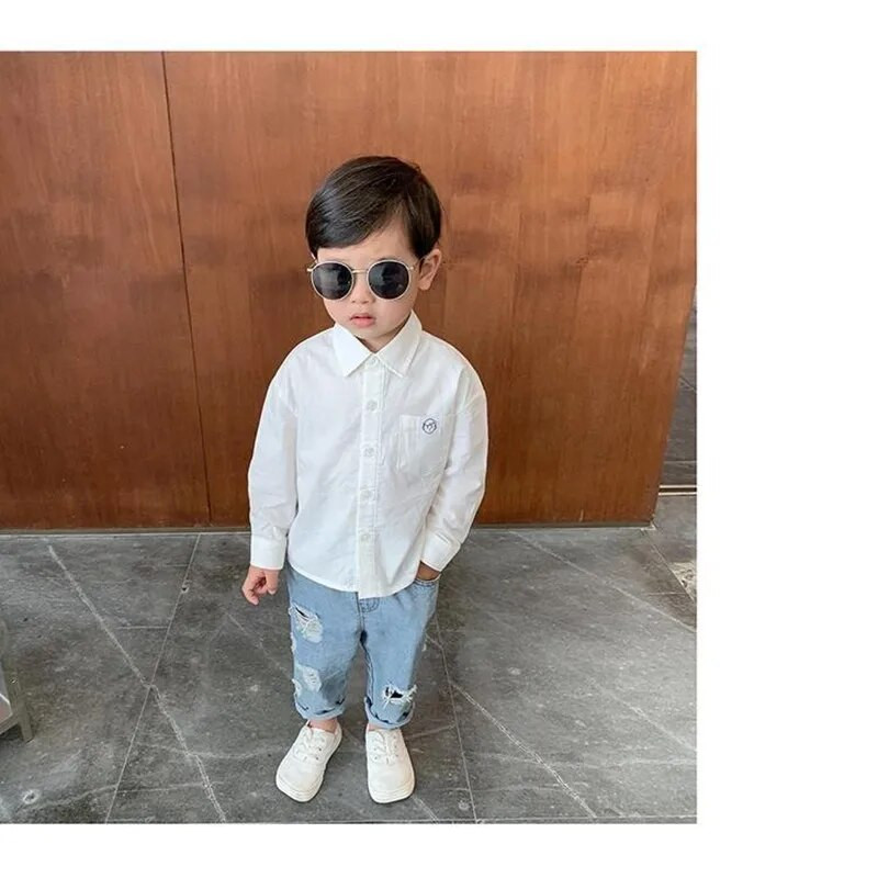 Vasaras Bērnu saplēsti Džinsi Bikses Pavasara un Rudens Apģērbi Zēni Ikdienas Brīvas Bikses Meitenes Mazuļu Brīvas Bikses Plānas