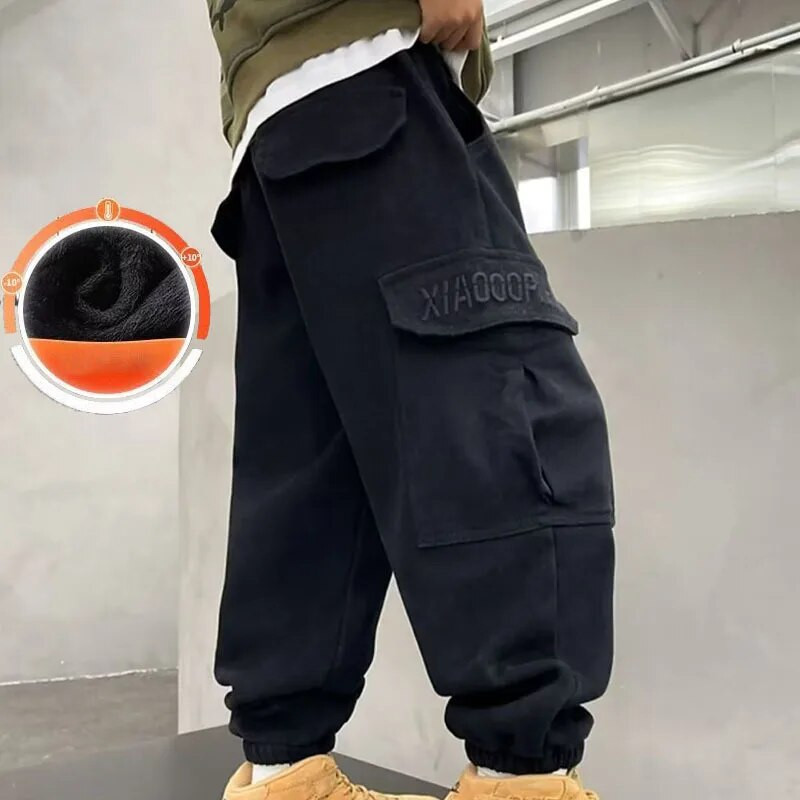 Zēni valkā ziemas bikses bērniem Zēnu sporta bikses bērnu zēnu apģērbi bērnu apģērbi pusaudžiem bezmaksas piegāde preces kravas