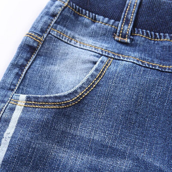 IENENS Fashion Kids Jeans Boys Denim Long Pants Пролет Есен Slim Jeans Младо момче Каубойски панталони Панталони с еластична талия 5-13Y