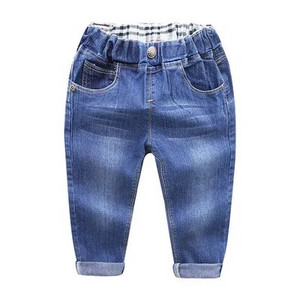 Zēniem meitenes caurums Džinsu bikses Izcilas kvalitātes kokvilna Jauni ikdienas bērni Bikses zīdaiņiem Ērti bērnu apģērbi Bērni