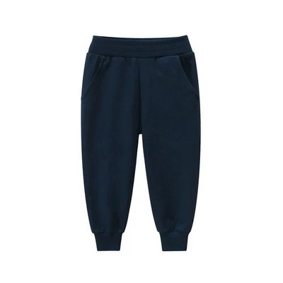 27 copii marca copii pantaloni sport lungi toamna culoare pura baieti pantaloni casual din bumbac material potrivit pentru copii mijlocii mici