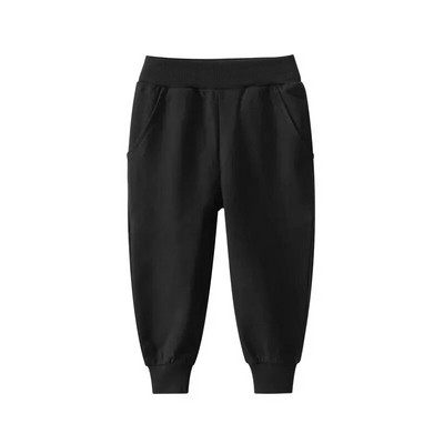 27 copii marca copii pantaloni sport lungi toamna culoare pura baieti pantaloni casual din bumbac material potrivit pentru copii mijlocii mici
