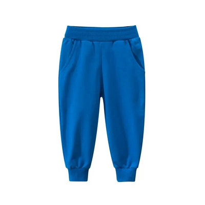 27 copii marca copii pantaloni sport lungi toamna culoare pura baieti pantaloni casual din bumbac material potrivit pentru copii mijlocii mici