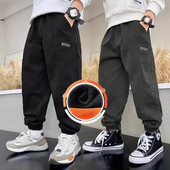 Hlače za dječake, jesenska i zimska odjeća, dječja radna odjeća, hlače, hlače za dječake, ležerne hlače, trendi i svestrane hlače za velike dječake