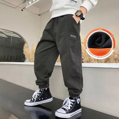 Hlače za dječake, jesenska i zimska odjeća, dječja radna odjeća, hlače, hlače za dječake, ležerne hlače, trendi i svestrane hlače za velike dječake