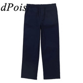 Bērnu zēnu skolas formas tērpi elastīgi jostasvietas uzvalki bikses kāzu dzimšanas dienas svinībām bērnu kostīmi puķu puišu apģērbi