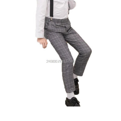 Επίσημο Παντελόνι για Σχολικά Αγόρια Παιδικά Παντελόνια για Γενέθλια Νυφικά Μόδα Παντελόνια Big Boys Επίσημο Κλασικό Κοστούμι 2-16Τ