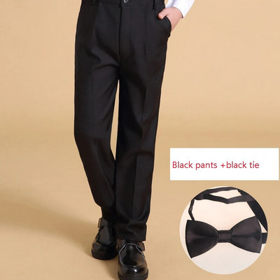 Νέο φθινοπωρινό εφηβικό παντελόνι Σχολική στολή βαμβακερή μονόχρωμη φόρμα παντελόνι για παιδιά ελαστική μέση Preppy στυλ Teenage Big Boys